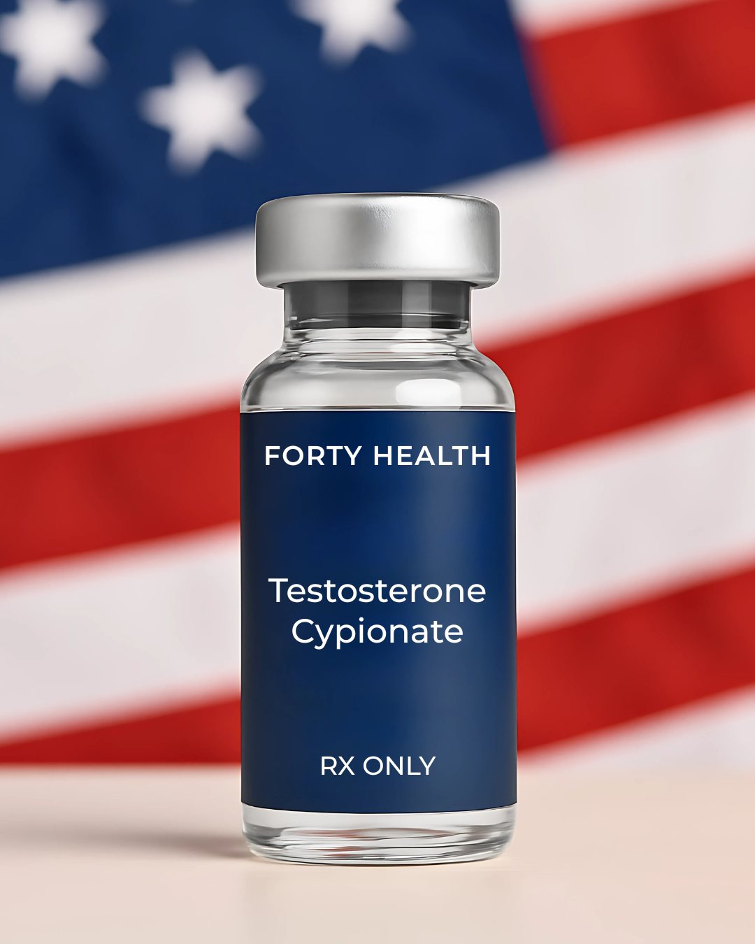 Testosterone Cypionate TRT by Forty Health – prescription hormone therapy for men, premium testosterone replacement treatment, 100mg and 200mg injections with oral options available.