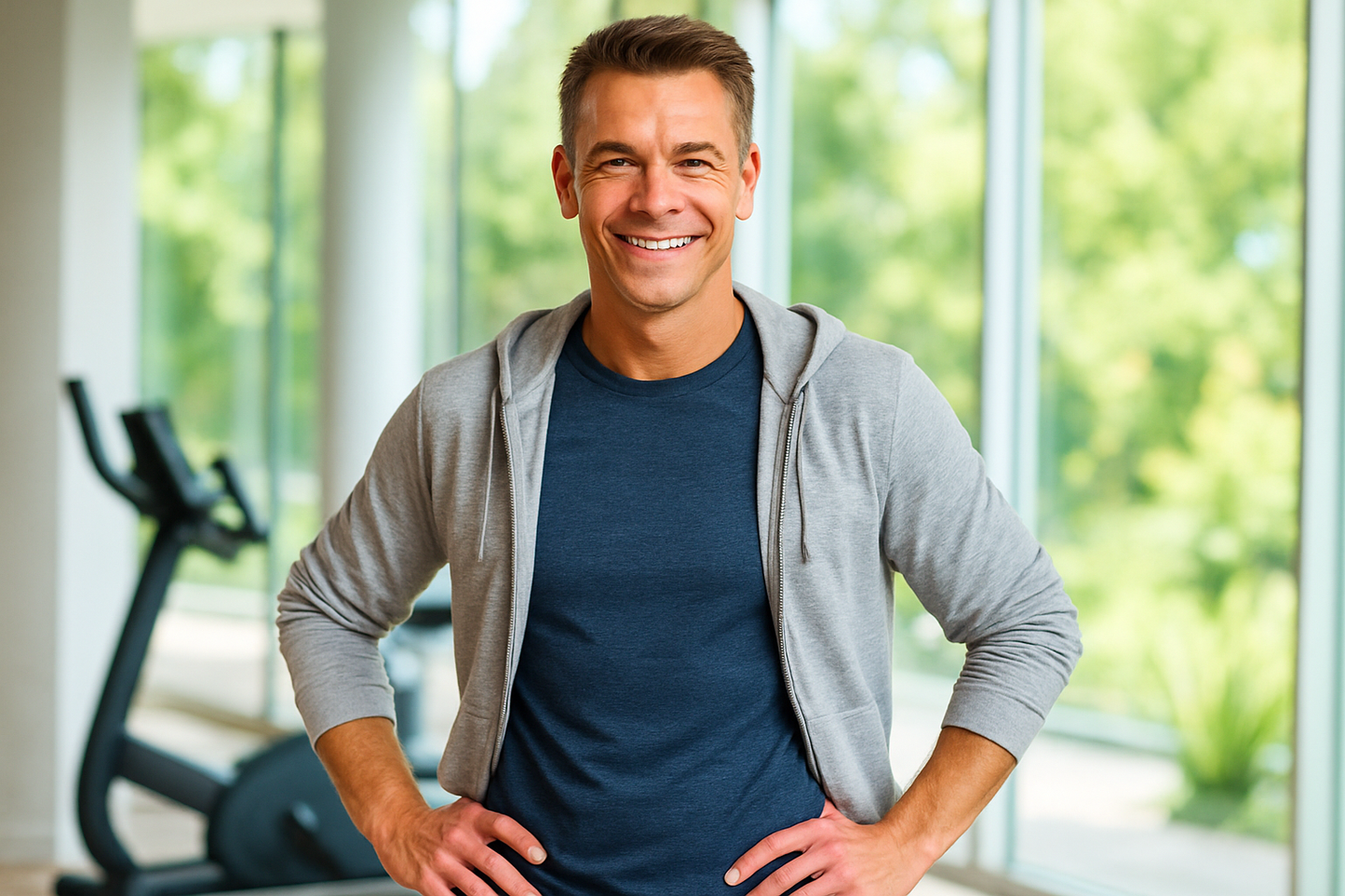 mens precision health and wellness poster and billboard for longevity and antiaging with NAD+ therapy for aging slowly and improving cellular function through oxidation.