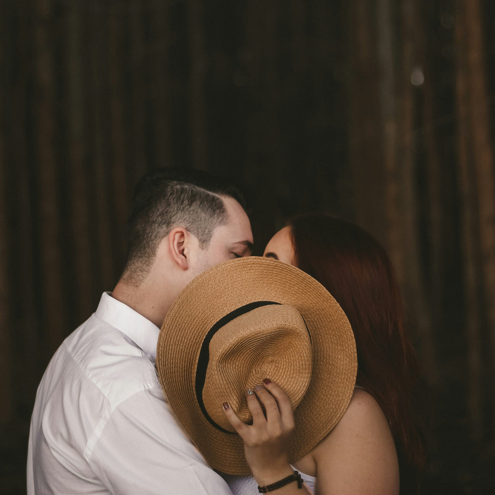 Couple embracing intimately, representing discussions around edging and its potential effects on testosterone, sexual health, and hormonal balance.
