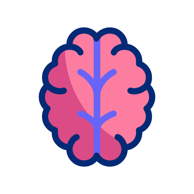Brain icon symbolizing the psychological benefits of Clutch — reduced anxiety, restored confidence, and improved mental focus during intimacy thanks to reliable, science-based ED support.