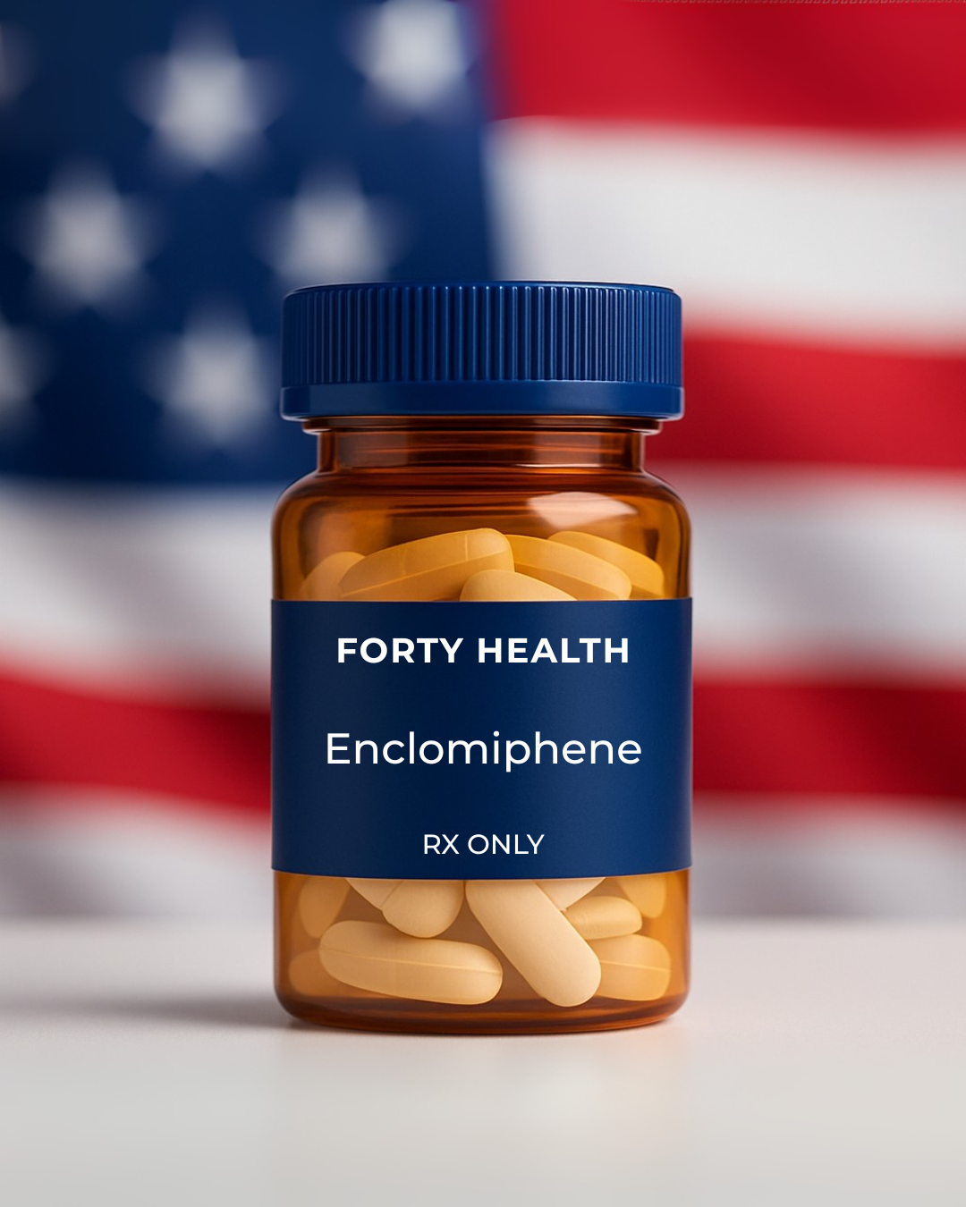 Natural T Booster with Enclomiphene by Forty Health – non-injection testosterone support supplement, physician-formulated for men seeking hormone balance and fertility support, trying to get pregnant, increase testosterone, low T, sperm volume, sperm health and semen volume. 