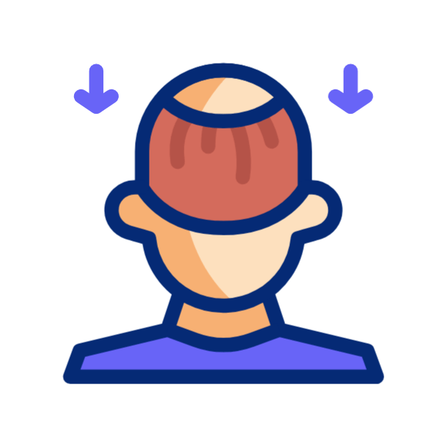 con depicting prescription medication capsules and bottle, clearly illustrating RootRestore’s FDA-approved, scientifically proven hair loss medications including finasteride, dutasteride, and topical minoxidil, for effective hair regrowth and restoration results.